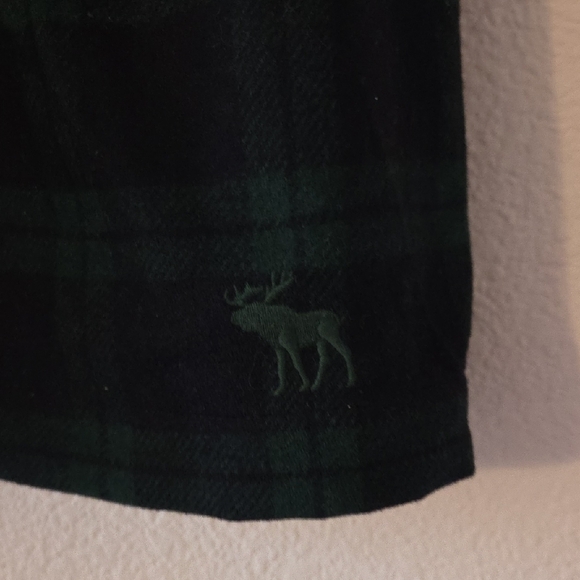 Adorable Vintage Abercrombie & Fitch Dark Plaid Strapless Mini Dress - Picture 4 of 9